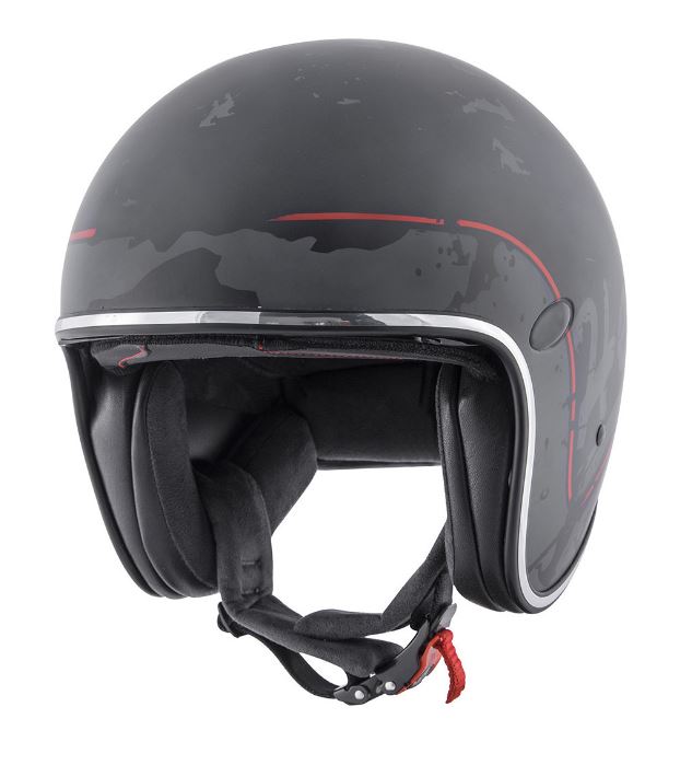 Casco Hevik jet hv29 smart grafic negro